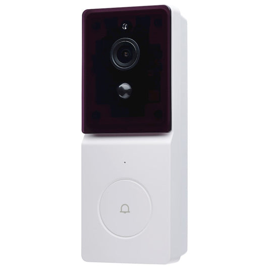 Nuvo Lighting Starfish Smart Wireless Doorbell with Chime | Security White and Black | Front Door & Entryway | 1 x 2 x 5 in | Model 65-935