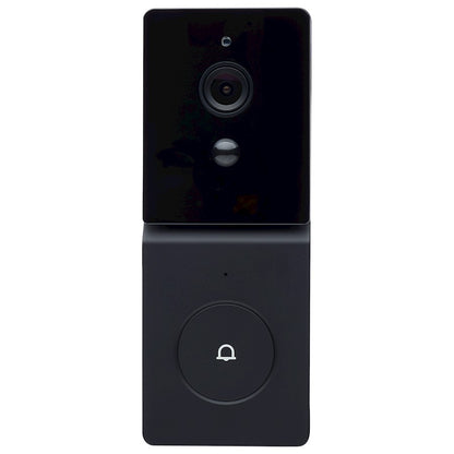 Nuvo Lighting Starfish Smart Wireless Doorbell Camera | Black Security Camera Doorbell | Front Door & Entryway Video Doorbell | 1080P HD | Model 65-936