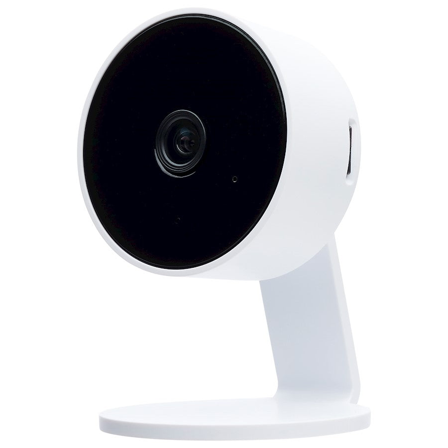 Nuvo Lighting Starfish Indoor Security Camera | White Smart Home Camera | Living Room & Nursery Monitoring | 1080p HD Night Vision, Two-Way | Model 65-940