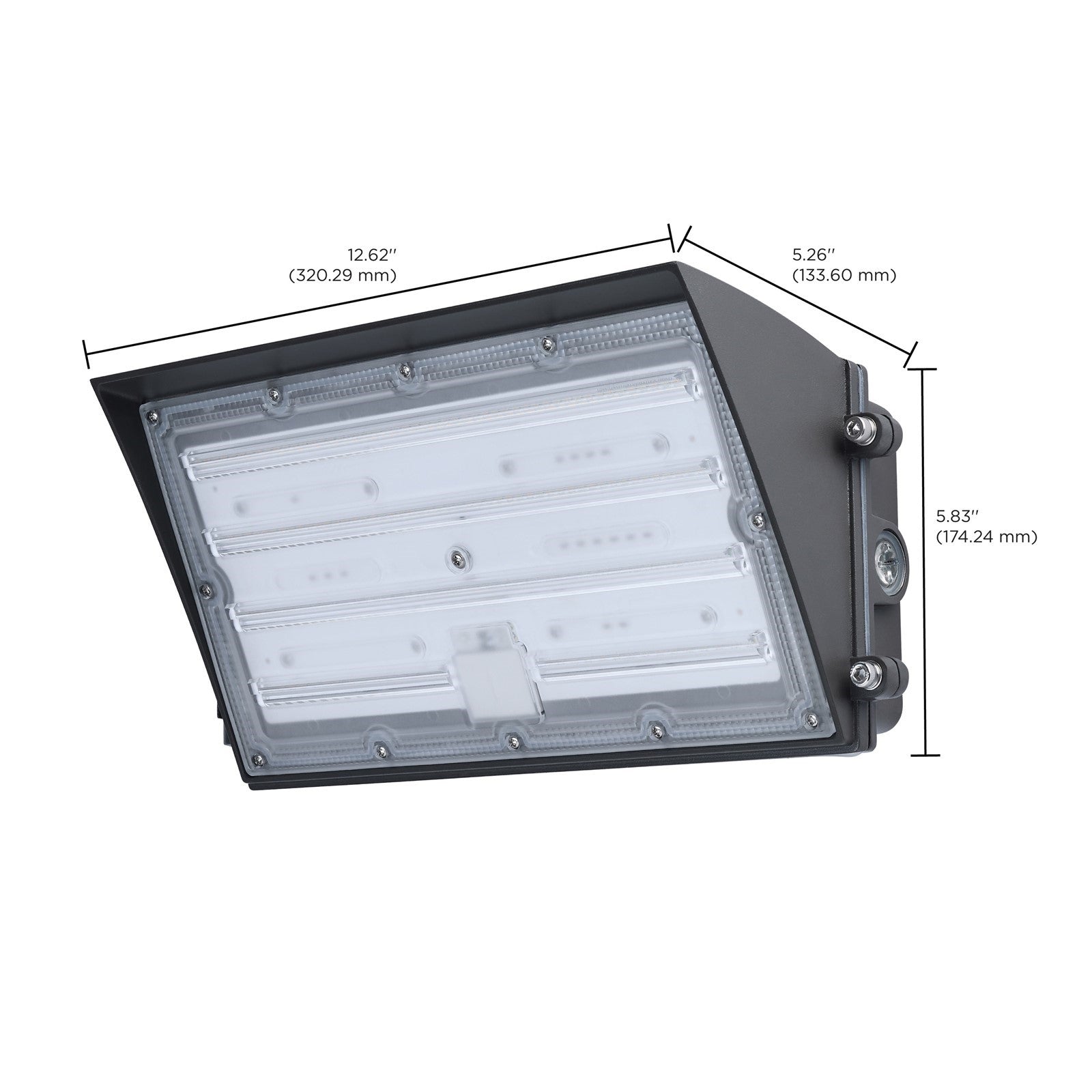 Nuvo Lighting 65-942 80W LED Semi Cutoff Wall Pack | Utility Bronze Die-Cast Aluminum | Commercial Exterior & Parking Areas | Model 65-942
