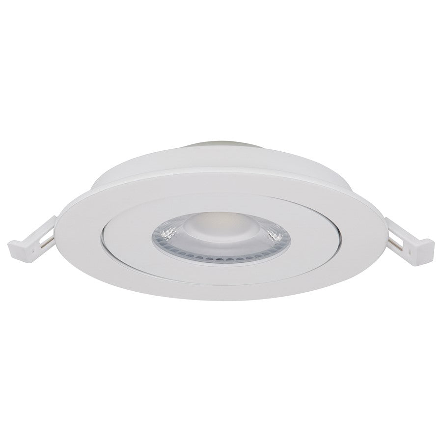 Nuvo Lighting Starfish 4in Smart LED Downlight | White Trim, RGB+Tunable White 2700K-5000K | Kitchen, Bathroom & Living Room | 9W 750lm | Model S11293R1