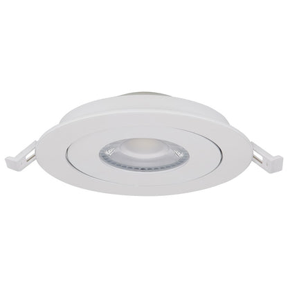 Nuvo Lighting Starfish 4in Smart LED Downlight | White Trim, RGB+Tunable White 2700K-5000K | Kitchen, Bathroom & Living Room | 9W 750lm | Model S11293R1