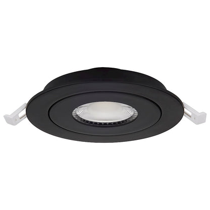 Nuvo Lighting S11294 4in Smart LED Downlight | RGB & Tunable White Black Trim | Kitchen & Living Room Recessed | 650 Lumens 9W 90 CRI | Model S11294