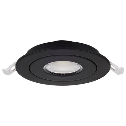 Nuvo Lighting Starfish 4in 9W Smart Recessed Downlight | Utility Black Trim | Kitchen & Living Room Accent | 750 Lumens, 2700K-5000K | Model S11294R1