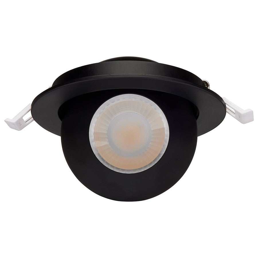 Nuvo Lighting Starfish 4in 9W Smart Recessed Downlight | Utility Black Trim | Kitchen & Living Room Accent | 750 Lumens, 2700K-5000K | Model S11294R1