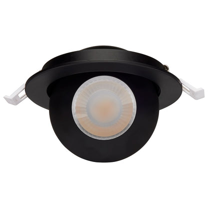 Nuvo Lighting Starfish 4in 9W Smart Recessed Downlight | Utility Black Trim | Kitchen & Living Room Accent | 750 Lumens, 2700K-5000K | Model S11294R1