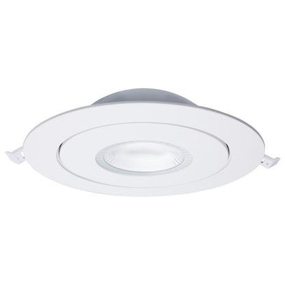 Nuvo Lighting S11295 6in Smart LED Downlight | White Trim RGB+Tunable White 2700K-5000K | Kitchen & Living Room Recessed Light | 1200 | Model S11295