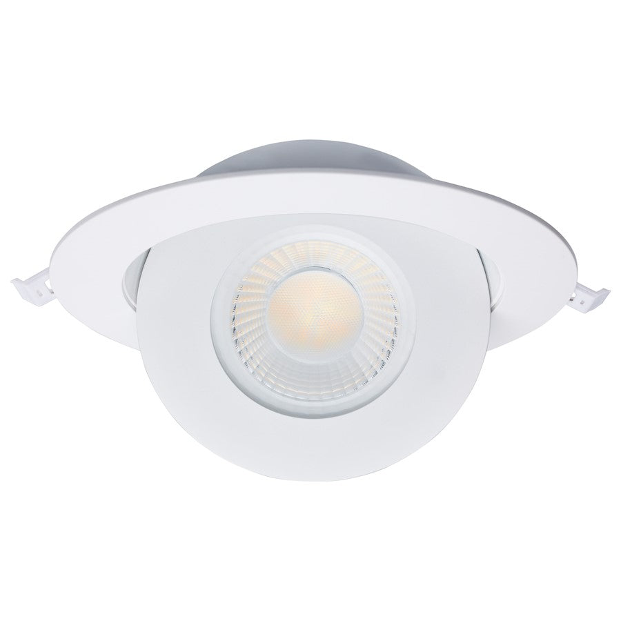 Nuvo Lighting S11295 6in Smart LED Downlight | White Trim RGB+Tunable White 2700K-5000K | Kitchen & Living Room Recessed Light | 1200 | Model S11295