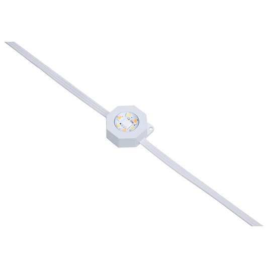 Nuvo Starfish 50ft LED Eave String Light | RGB+White, Smart Outdoor | Patio & Eaves | 1200 Lumens, Tunable 2200-6500K, Wet Rated | Model S11297