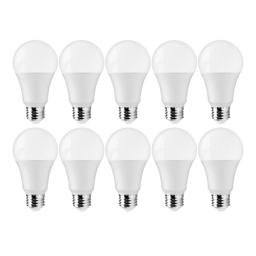 Nuvo Satco 12W A19 LED 5000K/75W Replacement | White Enclosed Fixture Rated | Indoor & Damp Location Bulbs | 1100 Lumens, 80 CRI, 10000 Hrs | Model S11438