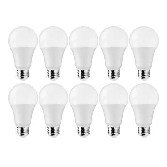 Nuvo Satco 12W A19 LED 5000K/75W Replacement | White Enclosed Fixture Rated | Indoor & Damp Location Bulbs | 1100 Lumens, 80 CRI, 10000 Hrs | Model S11438