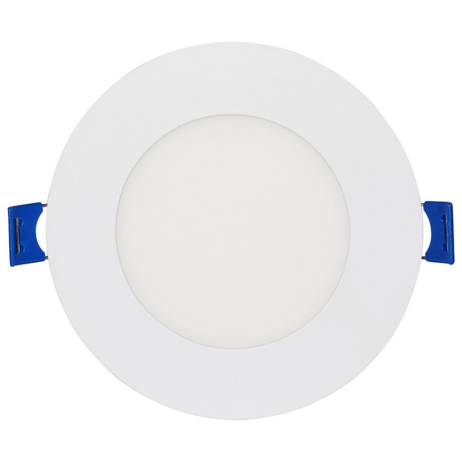 Nuvo Lighting Starfish 4in Smart LED Downlight | Tunable White & RGB White Finish | Wet Location Bathroom & Kitchen Recessed | 540 Lumens | Model S11560