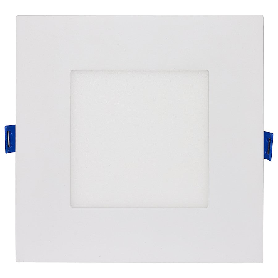 Nuvo Lighting Starfish 6in Square Smart LED Downlight | Tunable White & RGB Color Changing | Wet Location Bathroom & Covered Patio | 750 | Model S11563