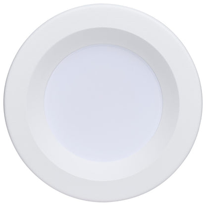 Nuvo Starfish 4in Smart LED Retrofit Downlight | White Baffle Trim | Bathroom & Covered Patio Wet Location | 8W 650lm 2000K-5000K RGBTW | Model S11638