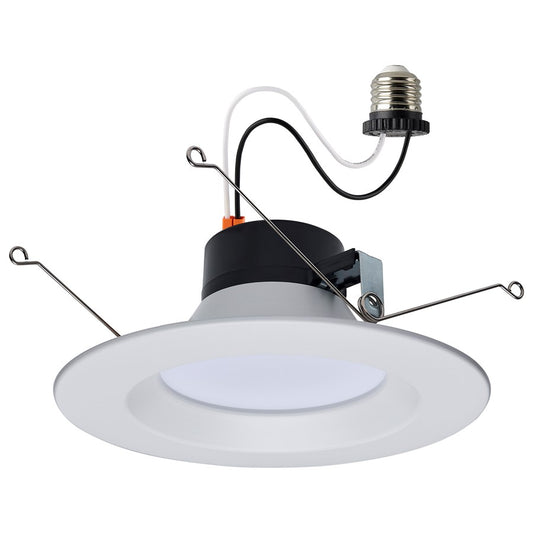 Nuvo Starfish 11W LED Retrofit Downlight 6in | Smart RGBTW Tunable White Recessed Trim | Kitchen & Living Room Ambient | 900 Lumens | Model S11639