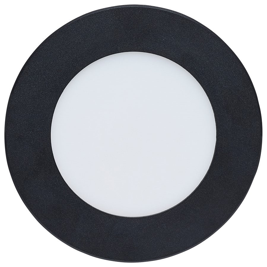 Nuvo Satco Performer Series 4in LED Downlight | Black Flat Face Wet Location | Shower & Bathroom Recessed Light | 8W 670lm 5-CCT Selectable | Model S11685