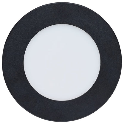 Nuvo Satco Performer Series 4in LED Downlight | Black Flat Face Wet Location | Shower & Bathroom Recessed Light | 8W 670lm 5-CCT Selectable | Model S11685