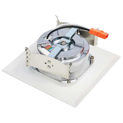 Nuvo Satco 4in LED Retrofit Downlight | Utility White Finish | Recessed Can Conversion for Kitchens & Bathrooms | 600 Lumens, 5 CCT | Model S11820R1