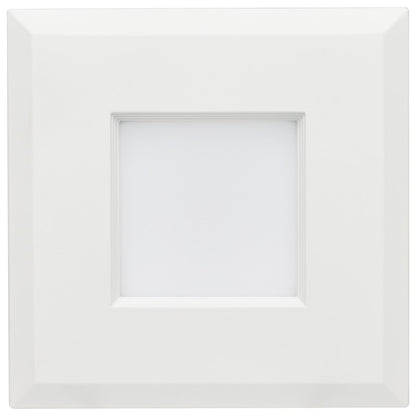 Nuvo Satco 4in LED Retrofit Downlight | Utility White Finish | Recessed Can Conversion for Kitchens & Bathrooms | 600 Lumens, 5 CCT | Model S11820R1