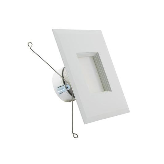 Nuvo Lighting S11821 5-6in Color Selectable LED Downlight Retrofit | Modern White Finish | Kitchen & Bathroom Recessed Light | 1000 Lumens | Model S11821