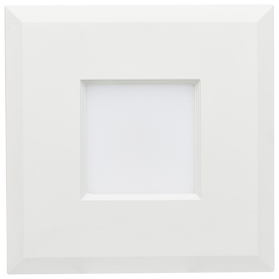 Nuvo Satco S11821R1 7in 1-Light LED Recessed Downlight Retrofit | Utility White Finish with Selectable CCT | Bathroom & Covered Patio | 7 | Model S11821R1