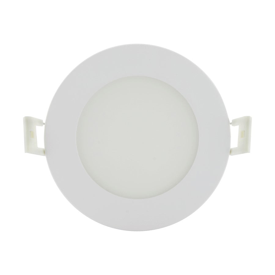 Nuvo Lighting 4in LED Direct Wire Downlight Edge Lit 10W | White Utility Remote Driver | Bathroom & Wet Location Recessed Light | 650-700 | Model S11826