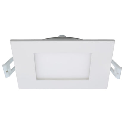 Nuvo Lighting Plus Series 4in Square LED Downlight | Selectable CCT White Utility | Kitchen & Bathroom Recessed Light | 850 Lumens 10W 90 | Model S11829R1