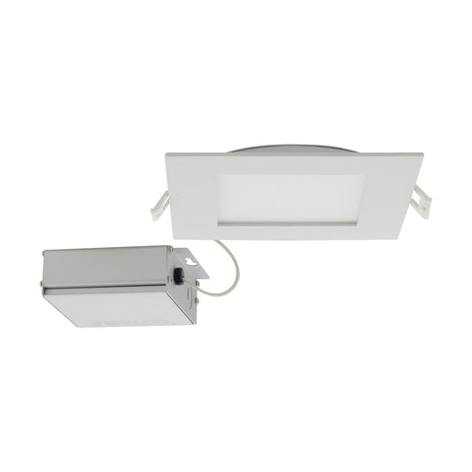 Nuvo Lighting S11830 6in 12W LED Recessed Downlight | Utility White Remote Driver | Wet Location Bathroom & Covered Patio | 700-760 Lumens | Model S11830