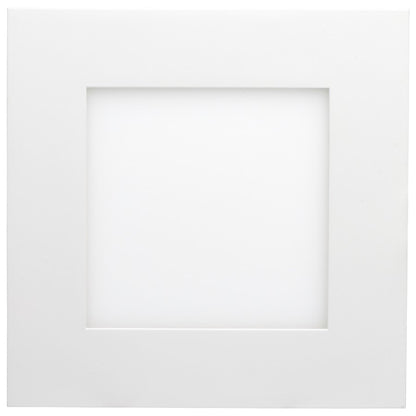 Nuvo Satco Plus Series 6in Square LED Downlight | Selectable CCT White Finish | Bathroom & Covered Patio Recessed Light | 1050 Lumens 12W | Model S11830R1