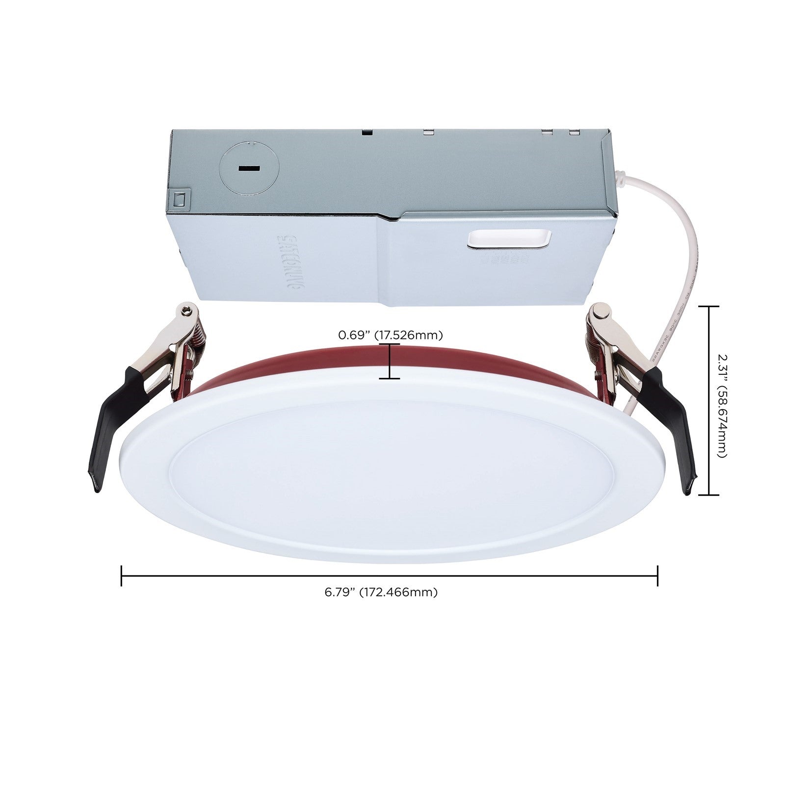 Nuvo Lighting S11869R1 13W LED Recessed Downlight | Specialty White Fire-Rated | Kitchens & Hallways | 1100 Lumens 5-CCT 0-10V | Model S11869R1