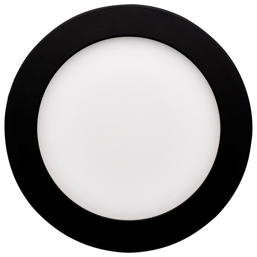 Nuvo Satco Plus Series 6in LED Downlight | CCT Selectable Black Utility Trim | Kitchen & Bathroom Recessed Light | 1050 Lumens, 12W | Model S11875R1