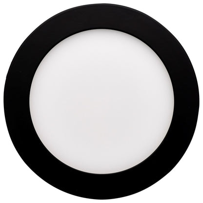 Nuvo Satco Plus Series 6in LED Downlight | CCT Selectable Black Utility Trim | Kitchen & Bathroom Recessed Light | 1050 Lumens, 12W | Model S11875R1