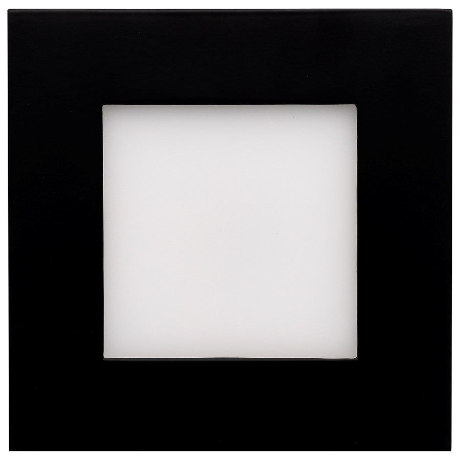 Nuvo Lighting Plus Series 4in Square LED Downlight | CCT Selectable Black Utility | Kitchen & Bathroom Recessed Light | 850 Lumens 10W | Model S11876R1