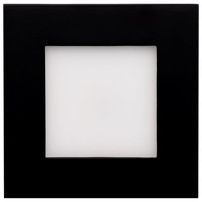 Nuvo Lighting Plus Series 4in Square LED Downlight | CCT Selectable Black Utility | Kitchen & Bathroom Recessed Light | 850 Lumens 10W | Model S11876R1