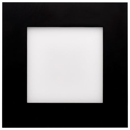 Nuvo Lighting Plus Series 6in Square LED Downlight | Selectable CCT Black Finish | Kitchen & Bathroom Recessed Light | 1050 Lumens, 12W | Model S11877R1