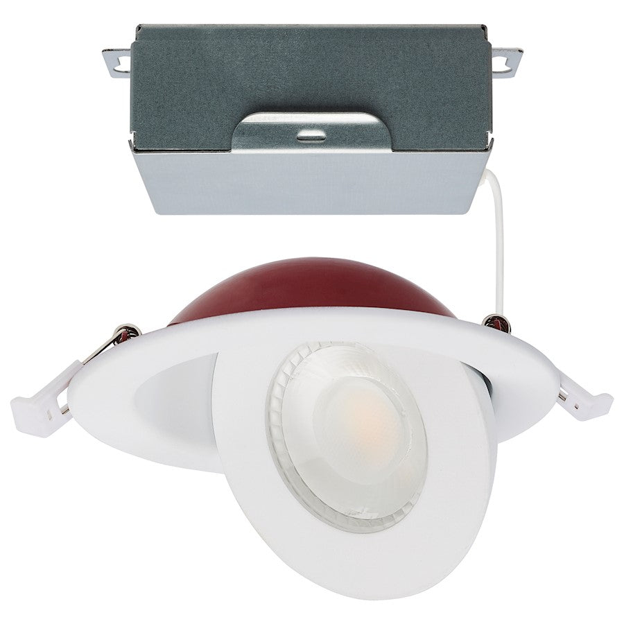 Satco LED Directional Downlight, Round Shape, White - S11880