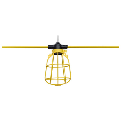 Nuvo 50' Temporary String Light E26 Plastic Cages Lamps not included