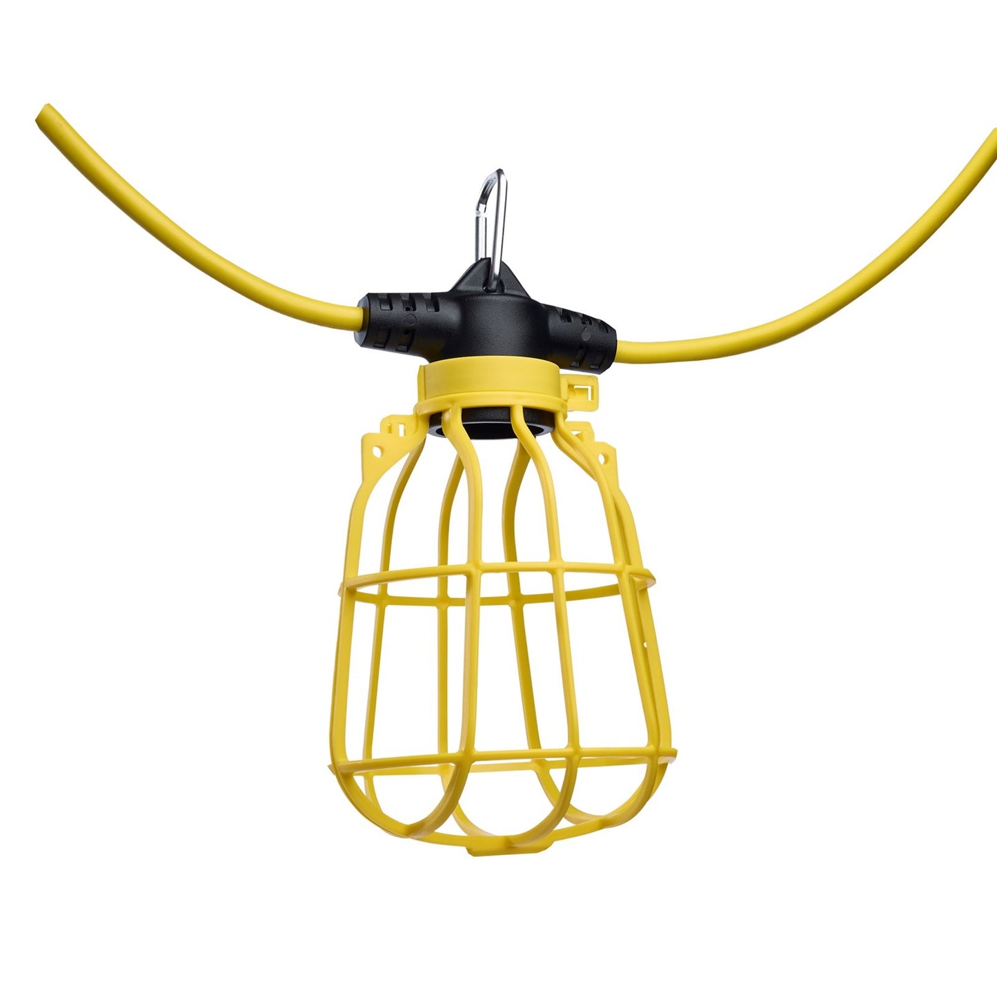 Nuvo 50' Temporary String Light E26 Plastic Cages Lamps not included