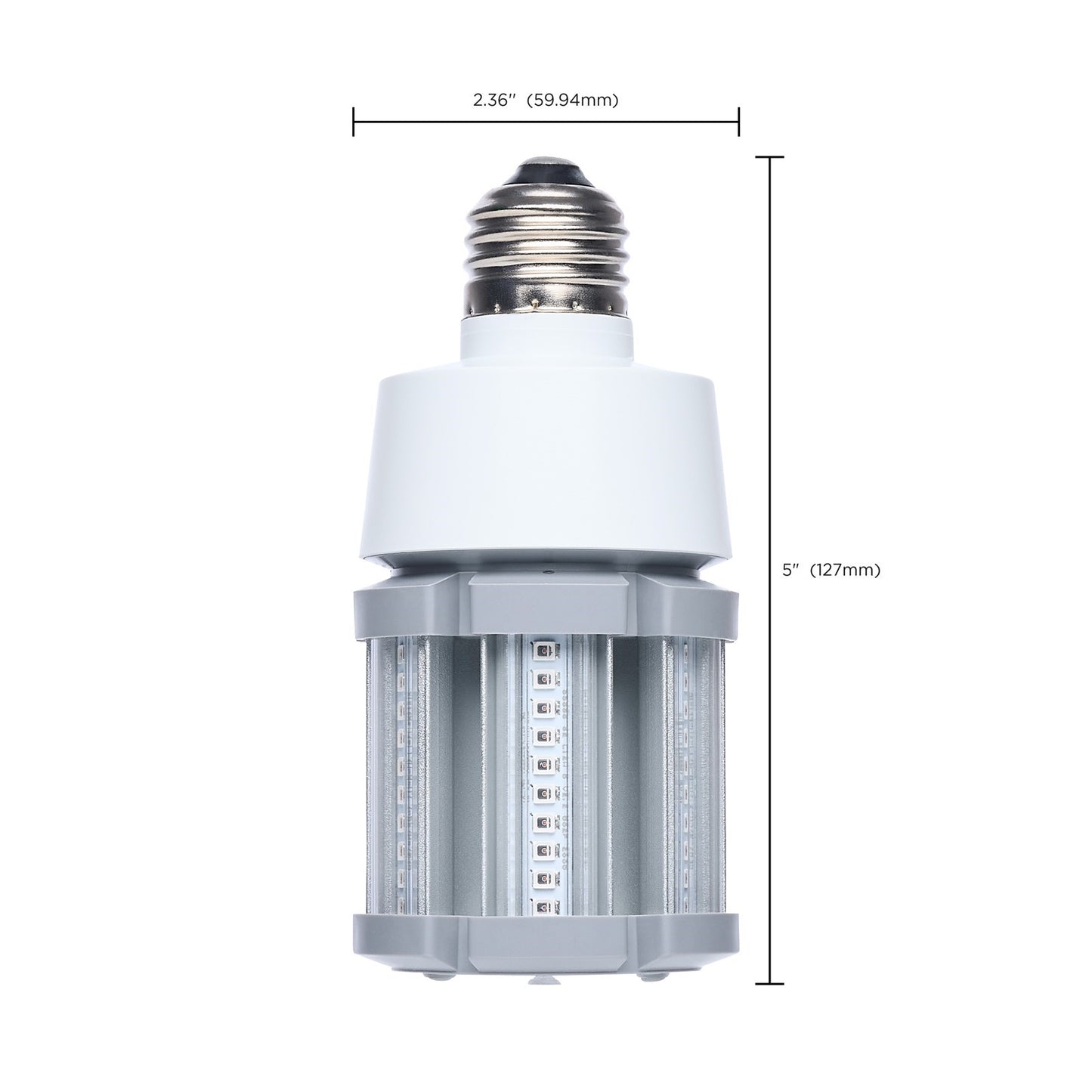 Nuvo Lighting S13137 9W Amber Corncob LED Bulb | Turtle Friendly 585nm E26 Base | Coastal & Wildlife-Safe Lighting | 395 Lumens, Damp | Model S13137