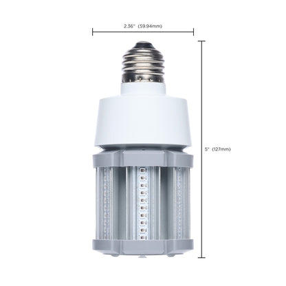 Nuvo Lighting S13137 9W Amber Corncob LED Bulb | Turtle Friendly 585nm E26 Base | Coastal & Wildlife-Safe Lighting | 395 Lumens, Damp | Model S13137
