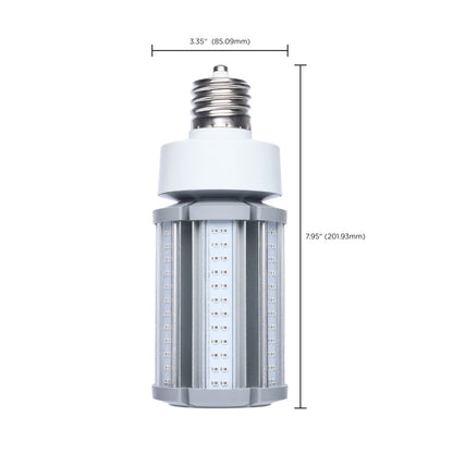 Nuvo Lighting S13138 27W Amber Corncob LED Bulb | Turtle Friendly 585nm E26 Base | Coastal & Wildlife-Safe Lighting | 2000 Lumens | Model S13138