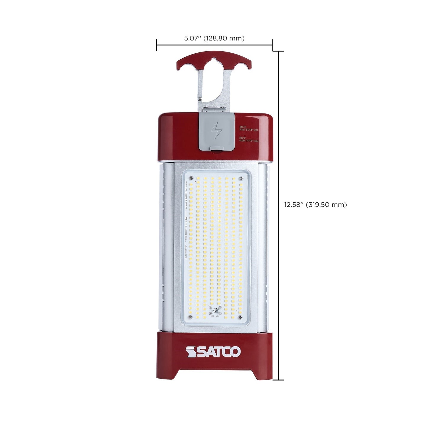 Nuvo 30/70/100/120W LED Work Light with Remote 5000K CCT Red 120 Volt