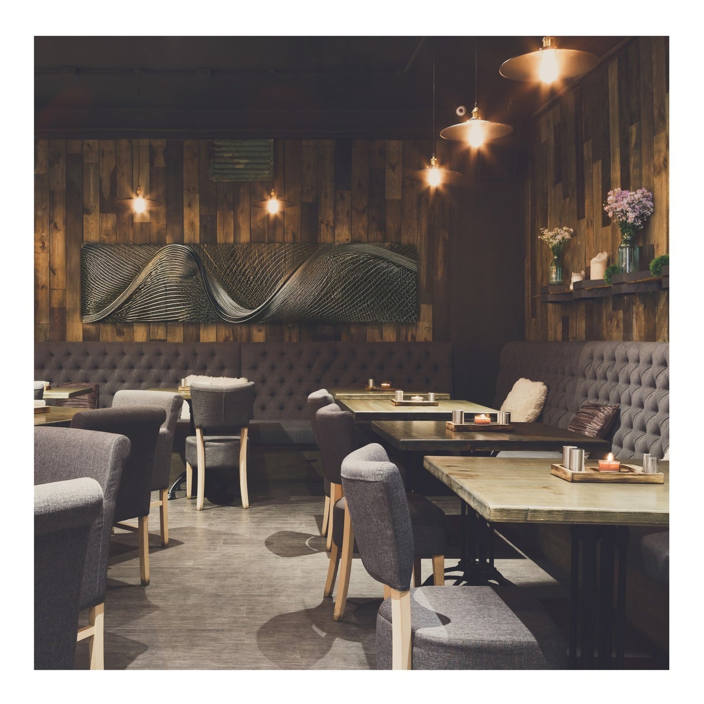 Nuvo Lighting S14209 3.5W G16.5 LED Bulb | Amber Glass Spiral Filament | Restaurants & Hospitality | 300 Lumens, 2000K, Dimmable, E12 | Model S14209