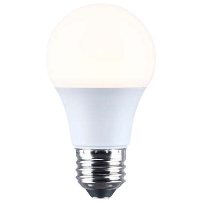 Nuvo Lighting 8.5W LED A19 2700K Plastic 120V 12-Pack, Frost