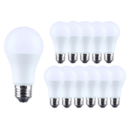 Nuvo Lighting 15W LED A19 2700K Plastic 120V 12-Pack, Frost