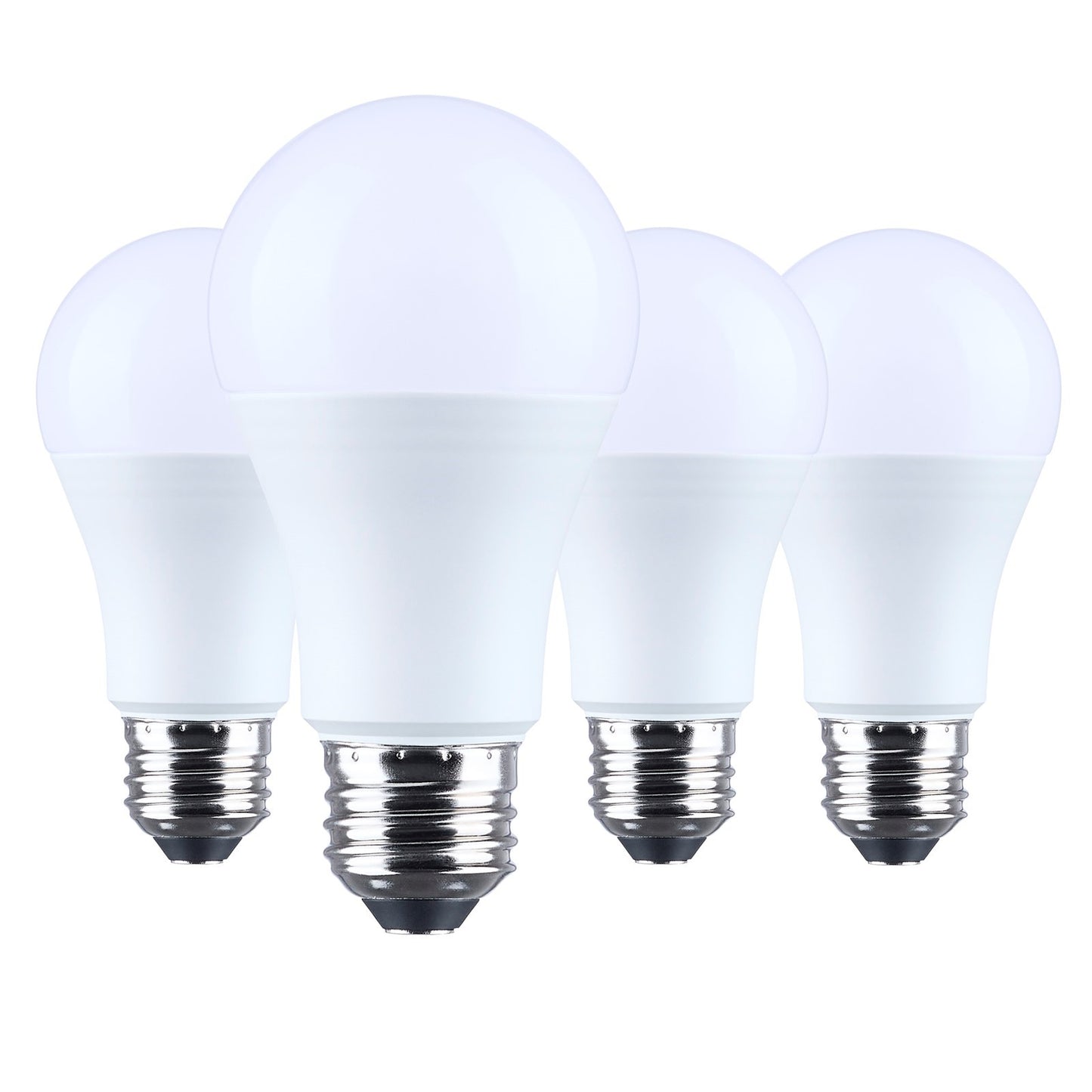 Nuvo Lighting 15W LED A19 3000K Plastic 120V 4-Pack, Frost