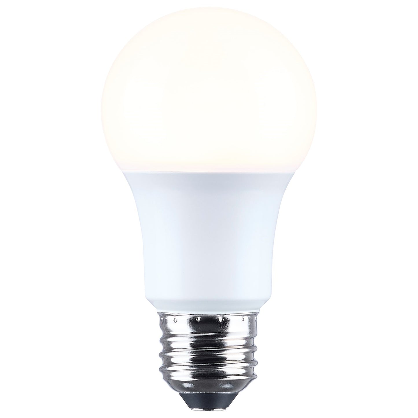 Nuvo Lighting 9.8W LED A19 3000K Plastic 120-277V 1-Pack, Frost