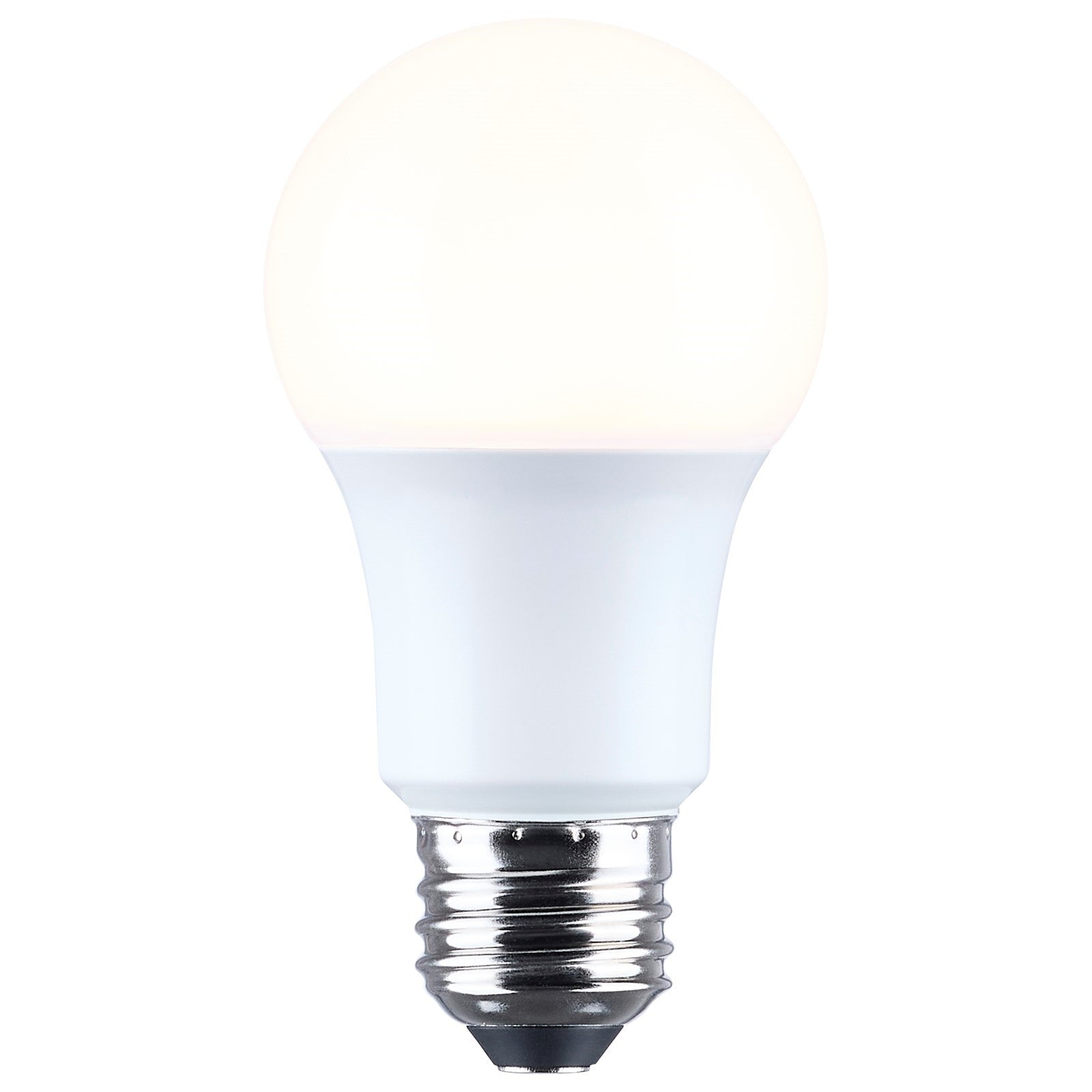 Nuvo Lighting 9.8W LED A19 3000K Plastic 120-277V 1-Pack, Frost