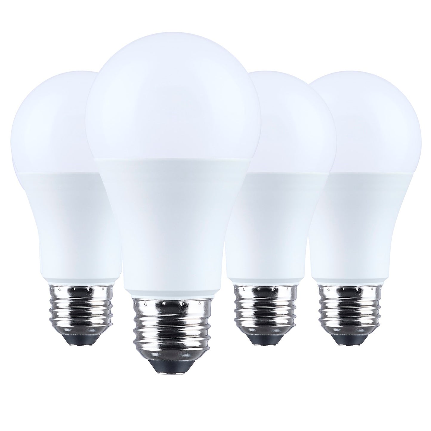Nuvo Lighting 13.5W LED A19 5000K Plastic 120V 4-Pack, Frost