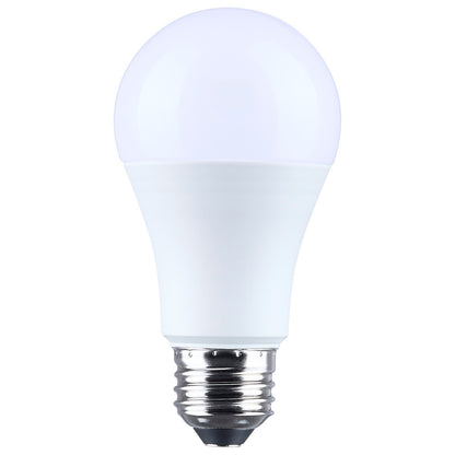 Nuvo 13.5/10/5W LED A19 3-Way Lamp 5000K Plastic 120V 1-Pack, Frost